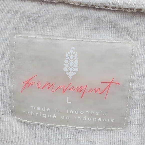 Free People Movement Hot Shot Cream Onesie Jumpsuit Size L - Picture 7 of 8